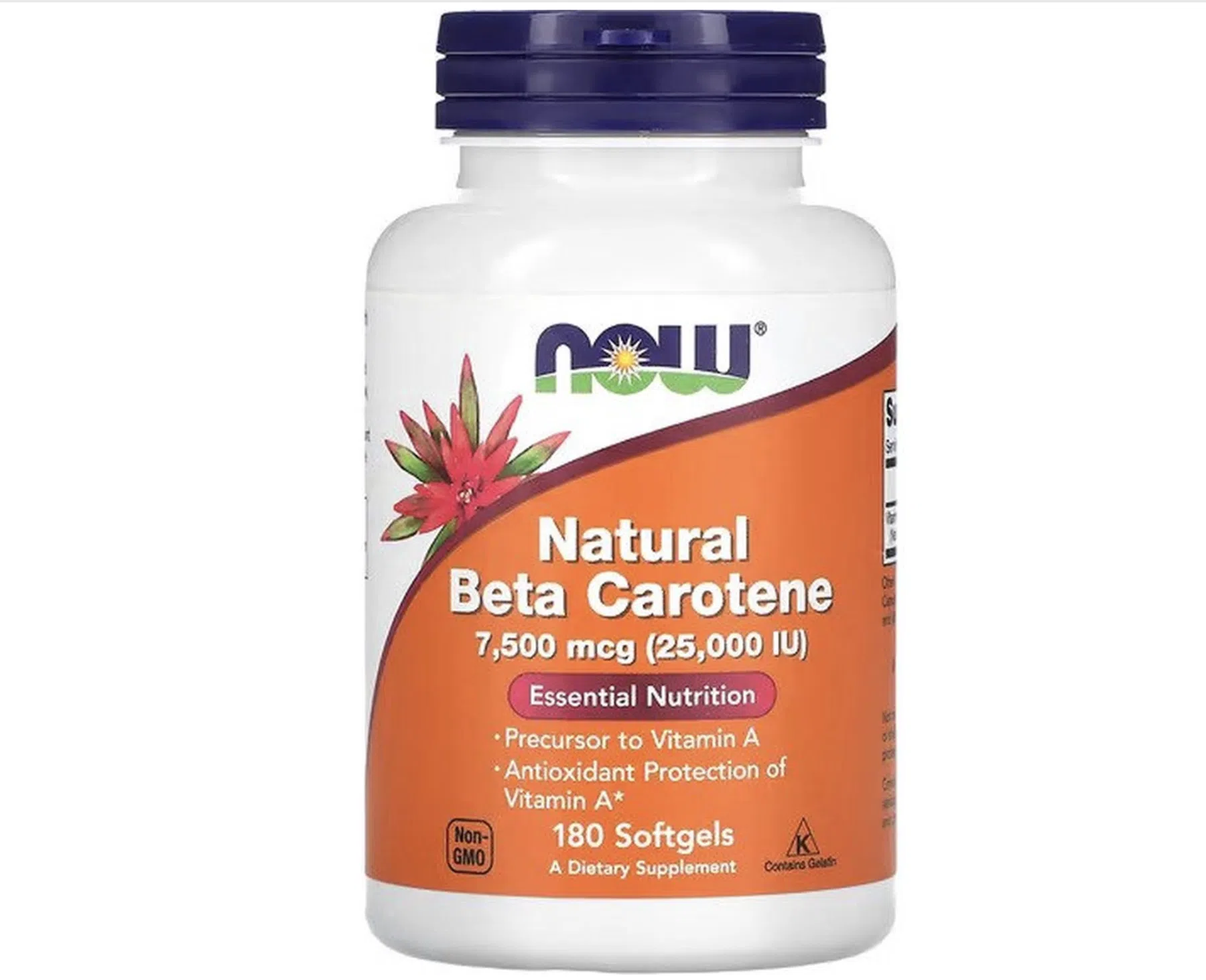 Now Foods: Natuurlijk Beta-Caroteen 25.000 IE